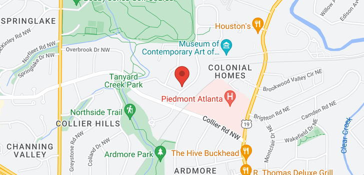map of 331 Redland Road NW